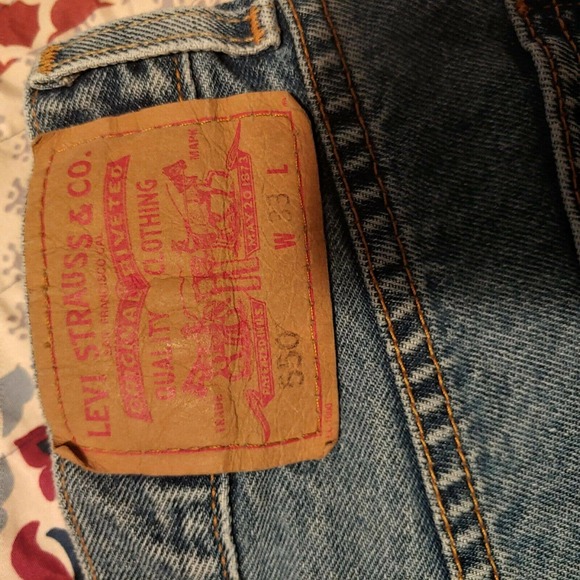 Vintage Levi 550 Denim Shorts sz 33 - Picture 5 of 8